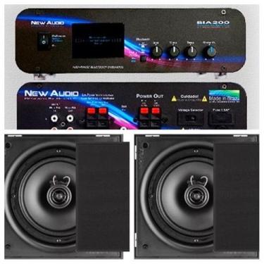 Imagem de Amplificador New Áudio BIA 200 BT 2.1 +2 Cxs Frahm Black - New Audio