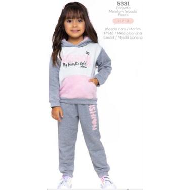 Imagem de Conjunto de Frio Moletinho Real Malhas Calça + Jaqueta Casual Confort 