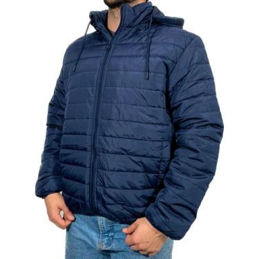 Imagem de Jaqueta Azul Marinho Masculina Puffer Dawson, Azul, Marinho, G