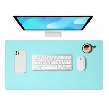 Imagem de Mouse Pad Grande 30x60cm PVC Antiderrapante Deskpad Gamer Cor:Azul - Y
