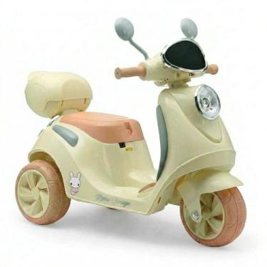 Imagem de Moto Elétrica Infantil Scooter Vespa Com Luzes E Sons Verde Domni