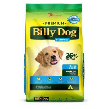 Imagem de Ração Billy Dog Premium para Cães  Filhotes  25Kg - Nutridani