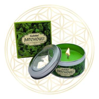 Imagem de Vela Aromática Importada Indiana Goloka, PATCHOULI