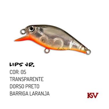 Imagem de Isca Artificial Lips Jr Meia Água Kv 5,8cm plug floating, 5