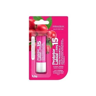 Imagem de Protetor Labial FPS 15 Dermacream 3,5g - Hidratação e Proteção Solar, 
