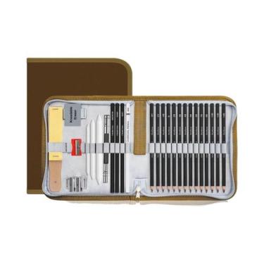 Imagem de Conjunto De Lápis Para Desenho 14/26/64/126 PCS Com Caderno De Desenho