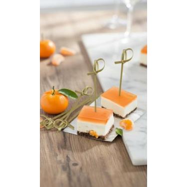 Imagem de Espeto de Bambu Gourmet Nó 9cm para Petiscos - 300 Un - Congratulation