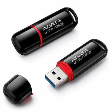 Imagem de Pen Drive Adata 128Gb Preto/Vermelho Auv150-128g-rbk