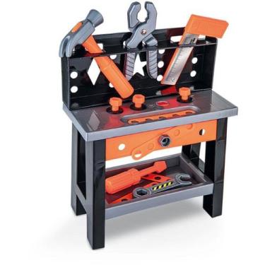 Imagem de Brincando de profissões bancada de ferramentas de brinquedo de plástic