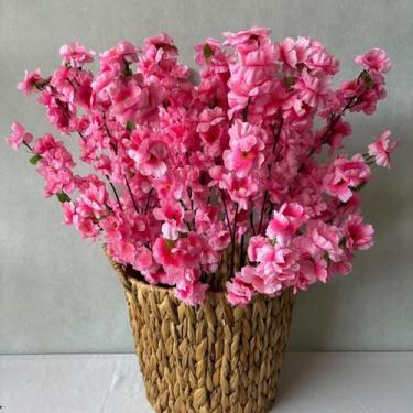 Imagem de Haste Floral Cerejeira Artificial Realista 10 Unidades - Decoração Sof
