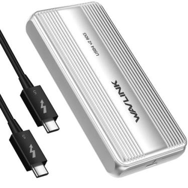 Imagem de Gabinete SSD WAVLINK 80Gbps Thunderbolt 5 USB4 V2.0