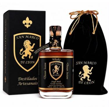 Imagem de Single Malt Whisky San Marco Di Leon Artesanal Envelhecido 3 anos Carv