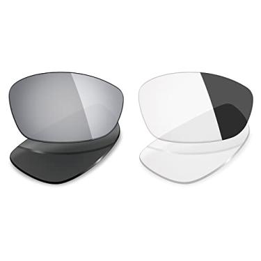 Imagem de 2 pares de lentes polarizadas de substituição da Mryok para óculos de sol Oakley Blender – Opções
