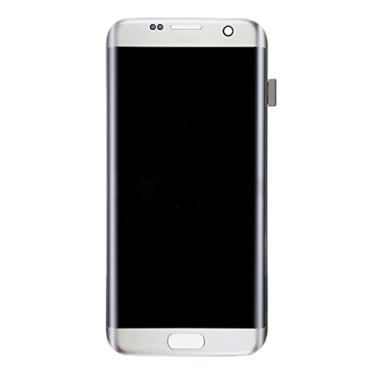 Imagem de HAIJUN Peças de substituição para celular novo visor LCD + painel de toque para Galaxy S7 Edge / G9350 / G935F / G935A / G935V, G935FD, G935W8, G935T, G935U (prata) cabo flexível (cor: prata)