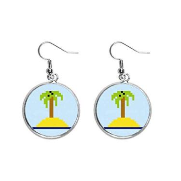 Imagem de Brinco feminino de verão com pingente de orelha de coqueiro, joia, joia