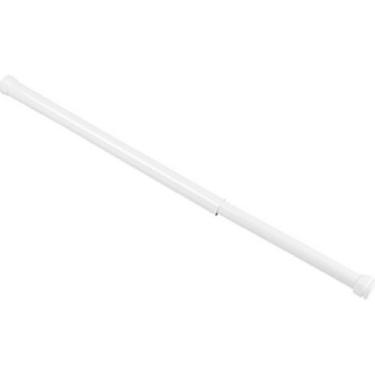 Imagem de Porta Cortina Box Varão Bastão Banheiro 60Cm Até 90Cm De Aço