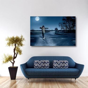 Imagem de Quadro Michael Jackson decorativo com Tela em Tecido