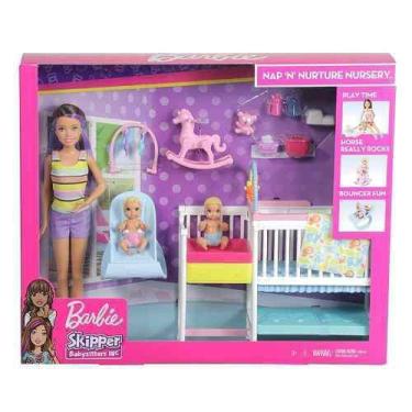 Imagem de Berçário Boneca Barbie Skipper Babysitters Babá 2 Bebês 2019 - Mattel