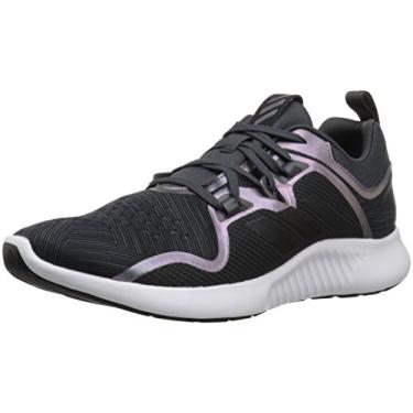 Imagem de adidas Tênis de corrida feminino Edgebounce Mid, Carbono/preto/metálico noturno, 35