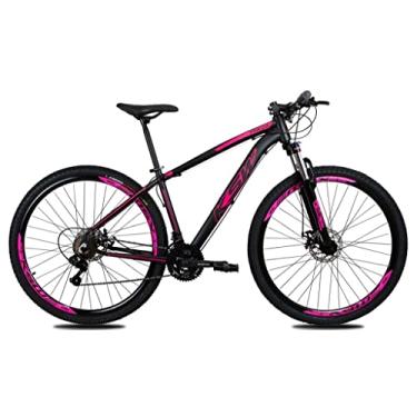 Imagem de Bicicleta Aro 29 KSW 24v Freio Hidraulico Câmbios Index Suspensão C/Trava - Preto/Pink 15
