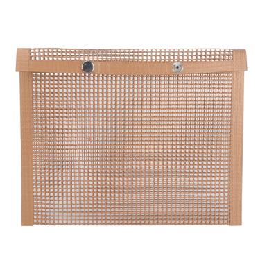 Imagem de Tnfeeon Sacos reutilizáveis para grelhar bolsas de grelha de fibra de vidro antiaderentes resistentes a altas temperaturas sacos de churrasco para cozinha e casa