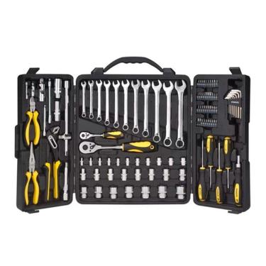 Imagem de Kit Jogo Multiferramentas Stanley STMT81243-840 Com Imã Cabo Emborrachado 110Pçs