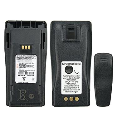Imagem de Bateria de substituição de níquel 7.2V 1500mAh NNTN4851A para Motorola CP040 CP140 CP160 CP200 XiR P3688 GP3688D GP3688 Bateria de rádio bidirecional com clipe de cinto