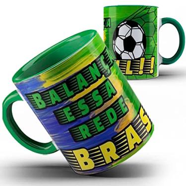 Imagem de Caneca Futebol Balança essa rede Brasil 2