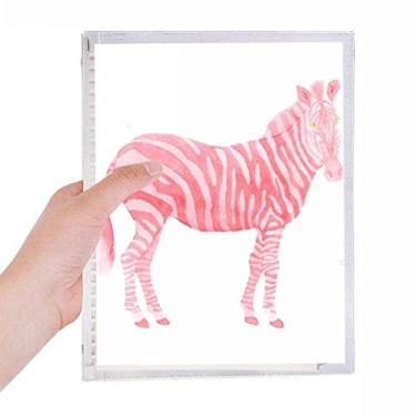 Imagem de IUCN Caderno de Pinto Vermelho com Folhas Soltas Recarregáveis para Diário de Papelaria