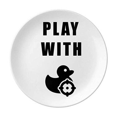 Imagem de Prato decorativo de porcelana para cruzeiros, prato de jantar