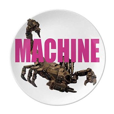 Imagem de Escorpião Natural Inseto Máquina Prato Decorativo Porcelana Salver Louça Prato de Jantar