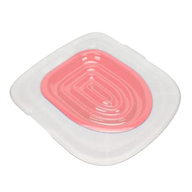 Imagem de Kit de Treinamento para Toalete de Gato, Tapete Reutilizável para Filhotes de Gatos Kitty Urinal Seat Toalete Trainer, Bacio para Assento de Mictório Doméstico (Bandeja Branca, 1 Suporte Interno Rosa)
