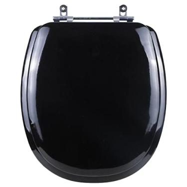 Imagem de Assento Sanitário Almofadado Aspen Preto Para Bacia Deca