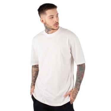 Imagem de Camiseta Oversized Prime Streetwear Off White 100% Algodão Camisa Unis