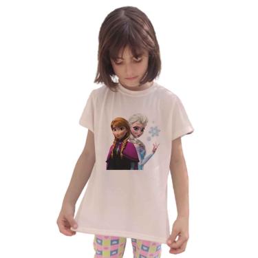 Imagem de T-shirt Infantil/camiseta Infantil - Frozen (elsa E Anna)