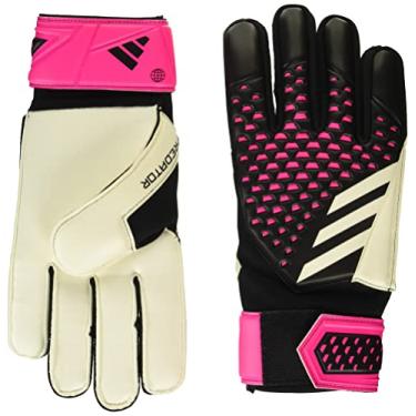 Imagem de adidas Luvas de goleiro unissex para adultos, predador, preto/branco/Team Shock Pink 8