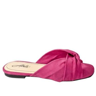 Imagem de Rasteirinha Feminina Abelle Shoes Em Couro Pink Clau Tamanho:35;Cor:Rosa