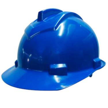 Imagem de Capacete Aba Frontal Tipo Ii Classe B Azul Com Jugular – Ledan