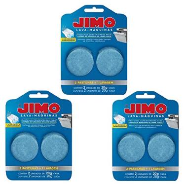 Imagem de Combo 03un Jimo Limpa Maquinas Lavar Louça 2 Pastilhas