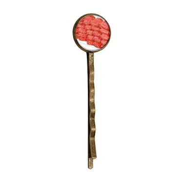 Imagem de Bife de lombo com textura de alimento de carne crua retrô cabelo de metal