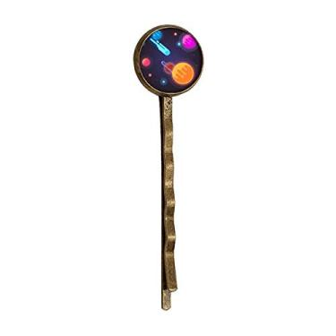 Imagem de Universo Alien Monster Space Scenery Retro Metal Hair Bobby Pin Headwear