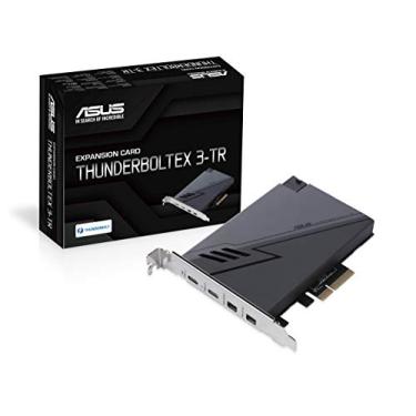 Imagem de Placa de expansão ASUS ThunderboltEX 3-TR para Z490 (CPUs Intel 10ª Geração) Placa-mãe (PCIe 3.0 x 4 Interface, 2 portas Thunderbolt 3 USB Tipo-C com carregamento rápido USB 100W,