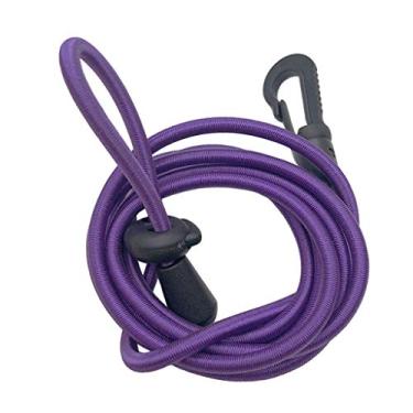 Imagem de LoveinDIY Caiaque Canoa Paddle Leash Clip Barco Vara de Pesca Cordão Cordão Cordão - Roxo, 120 cm