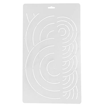 Imagem de kowaku Ferramenta de costura para pintura de estêncil, colcha de plástico, 34 x 20 cm