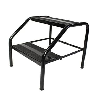 Imagem de Escada 2 Degraus Para Maca Estética Tatoo Preta