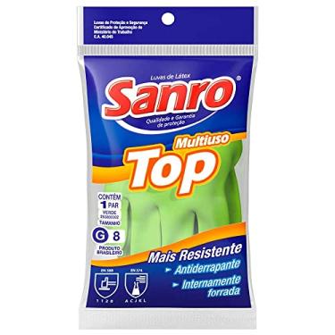 Imagem de Luva Uso Geral Top Verde G, Sanro