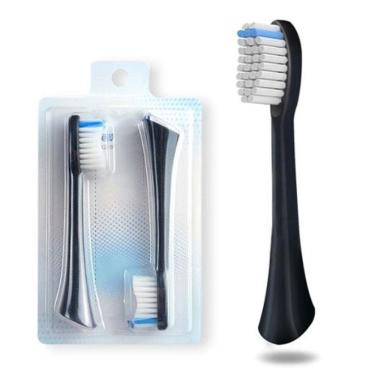 Imagem de 2 Cabeças Refis da Escova de Dentes Vsmart Sonic Preta