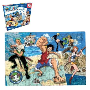 Imagem de Puzzle Play 200 Peças One Piece Quebra-cabeça Elka
