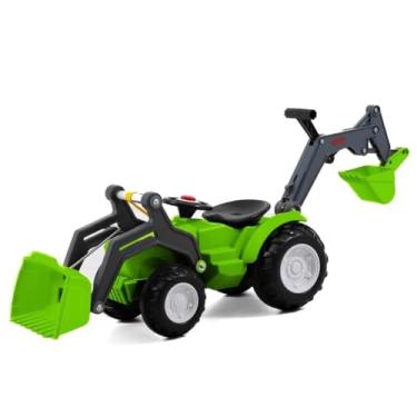 Imagem de Carrinho Infantil de Passeio e Andador, Com Concha Articulável, Poliretro, Poliplac, Verde