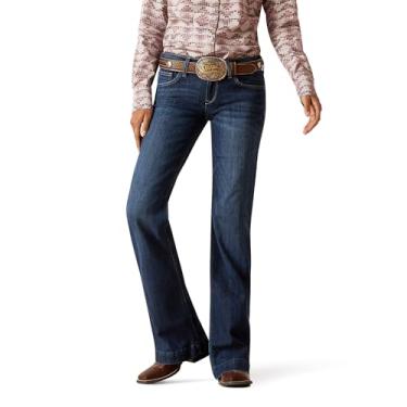 Imagem de ARIAT Calça jeans feminina P29121_w_app, Meia-noite, 24 Plus Long